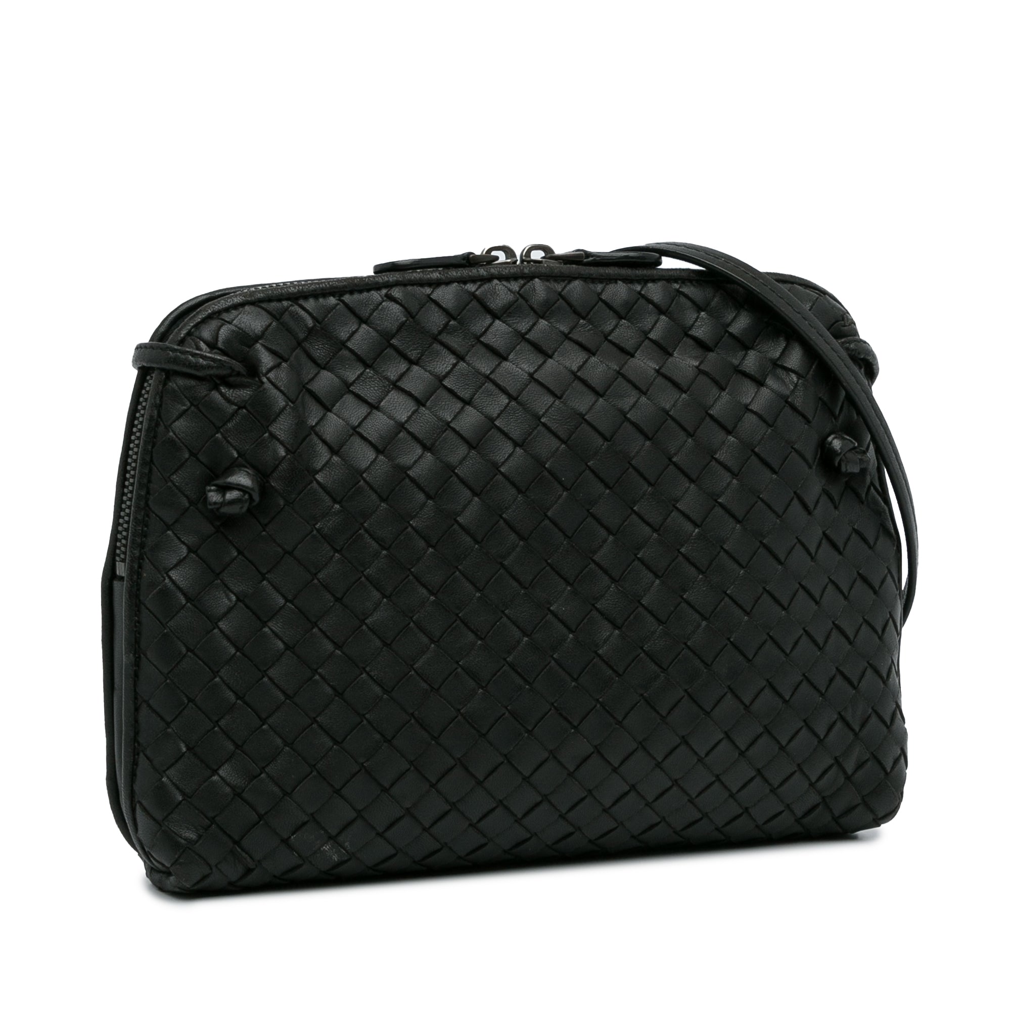 Bottega Veneta - Authenticated Nodini Handbag - Leather Grey for Women, Good Condition