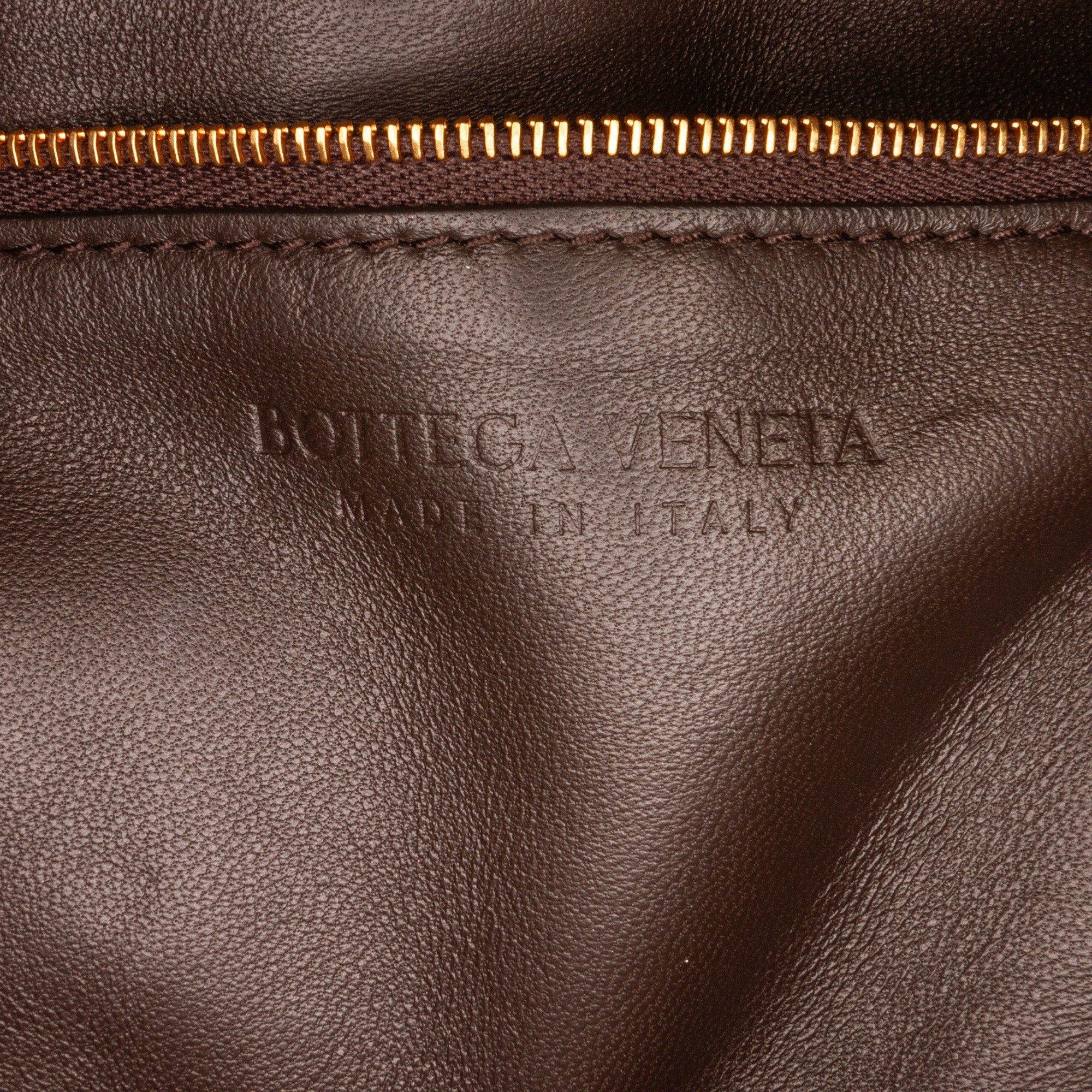 Botteg Veneta Cassette Padded Intrecciato Leather Shoulder Bag Dark Brown  66072