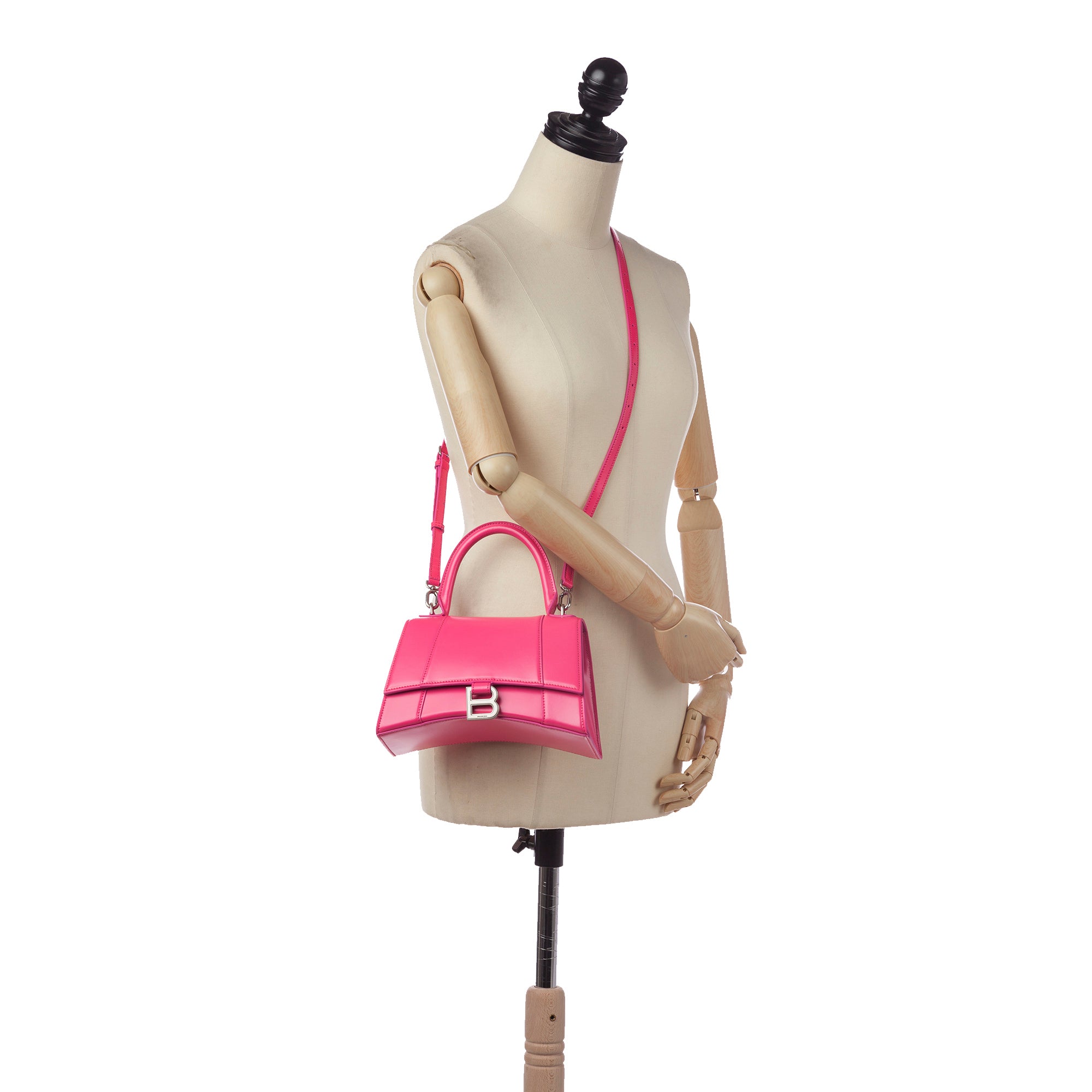 Mua Túi Đeo Vai Balenciaga Hourglass Baguette Shoulder In Pink Bag Màu Hồng  Size 25  Balenciaga  Mua tại Vua Hàng Hiệu h043209