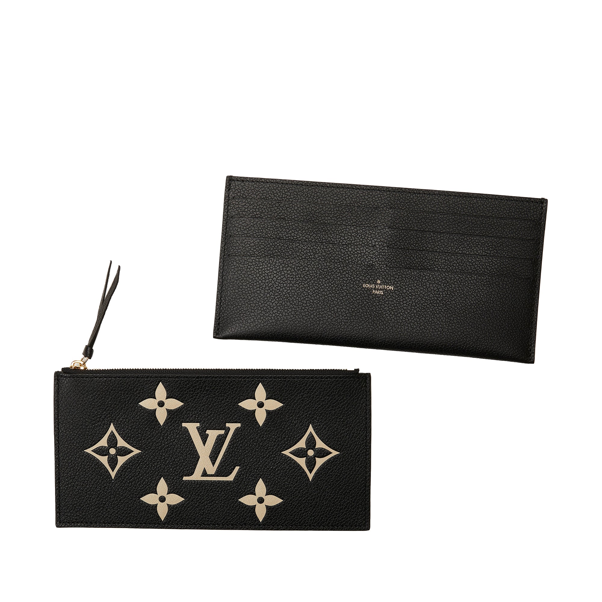 Louis Vuitton Felicie Pochette Bicolor Monogram Empreinte Black/Beige