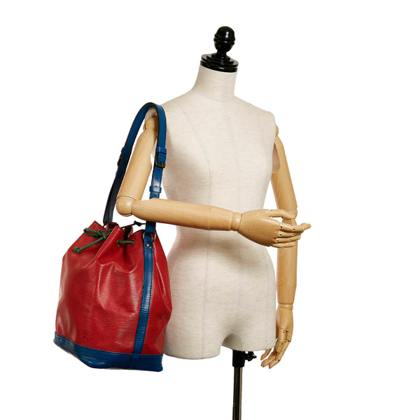 Louis Vuitton Noe Tricolor GM Bucket Bag, in red, blue and green
