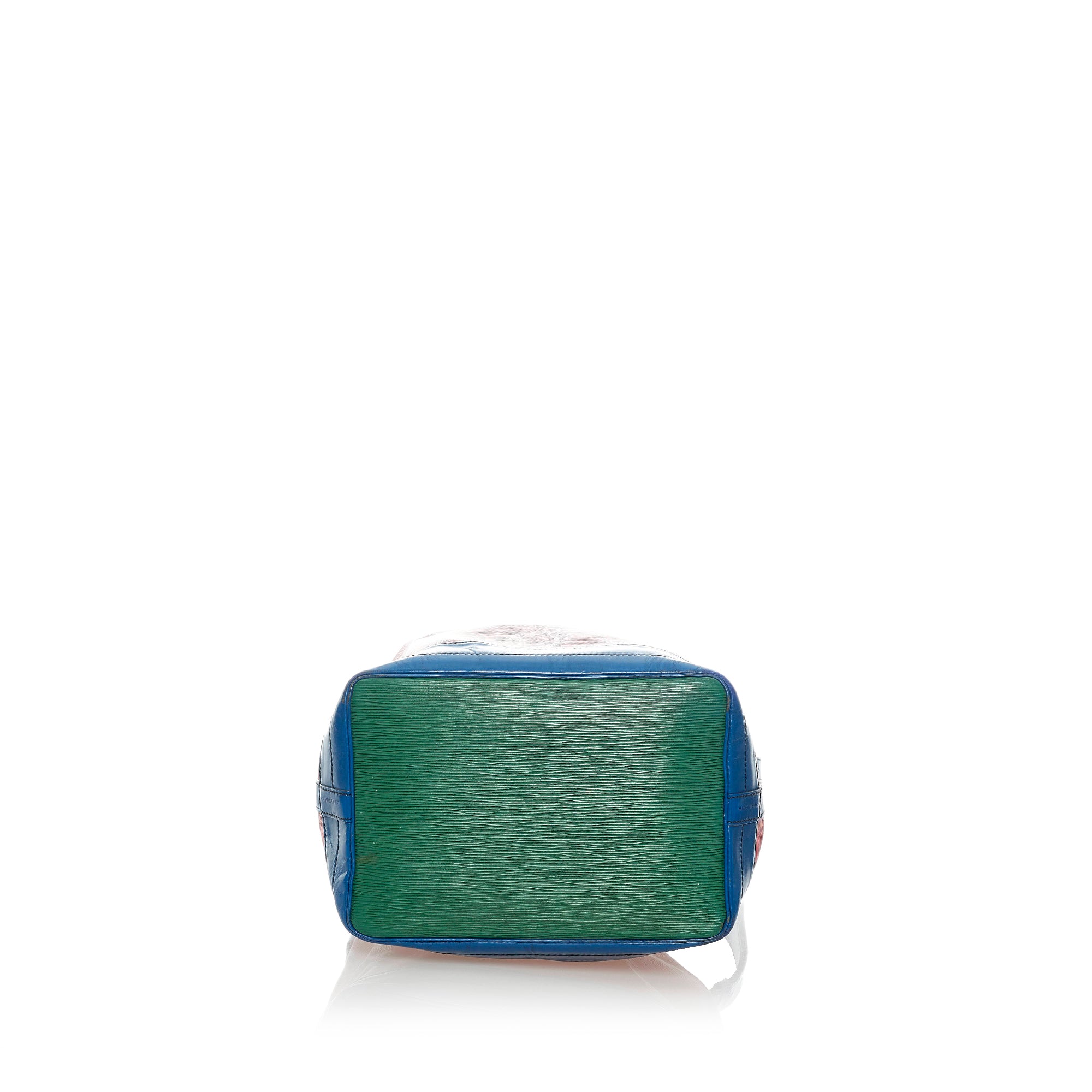 Louis Vuitton, Bags, Louis Vuitton Noe Tricolor Black Stitching Gm In  Blueredgreen Epi