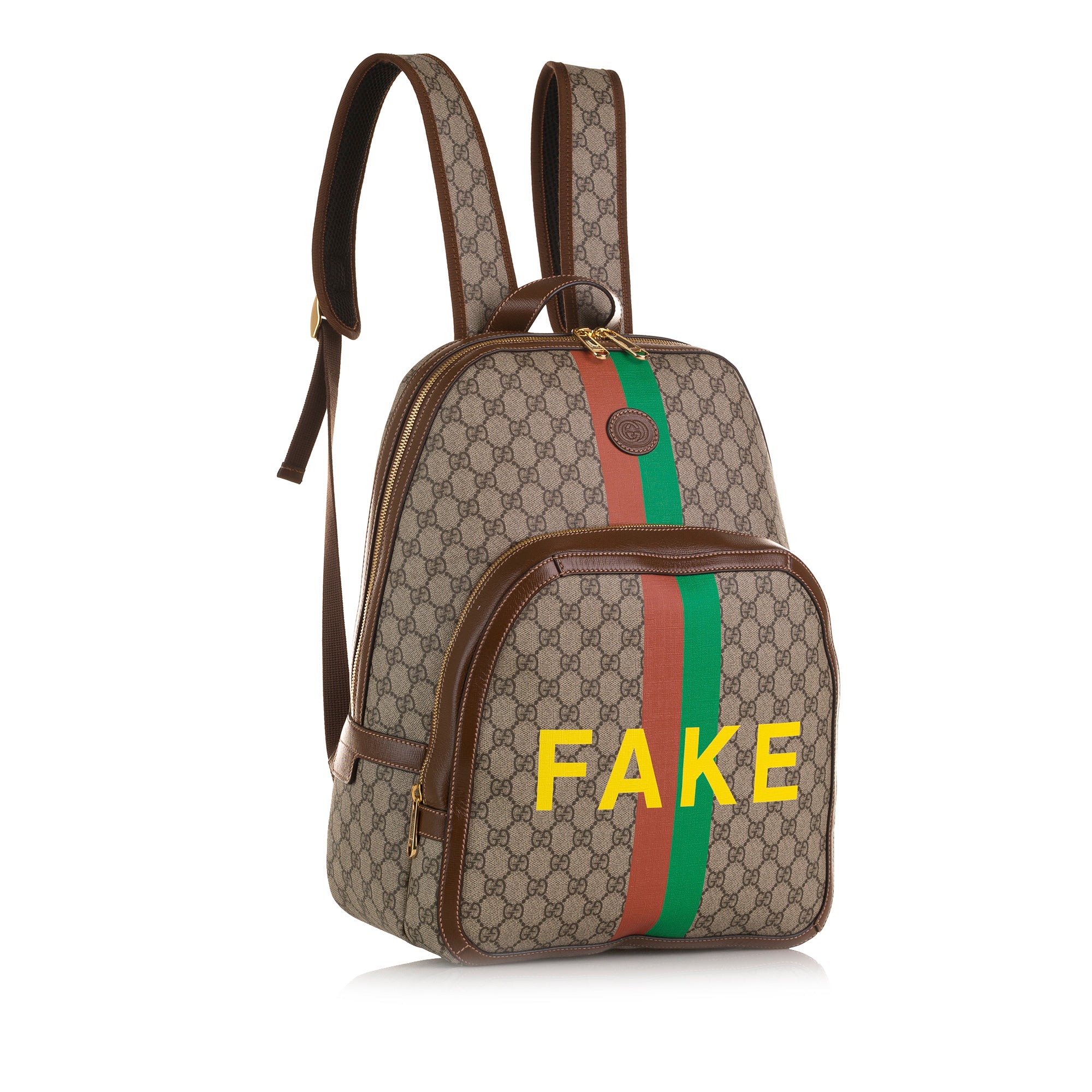 Brown Gucci GG Supreme Backpack – Designer Revival