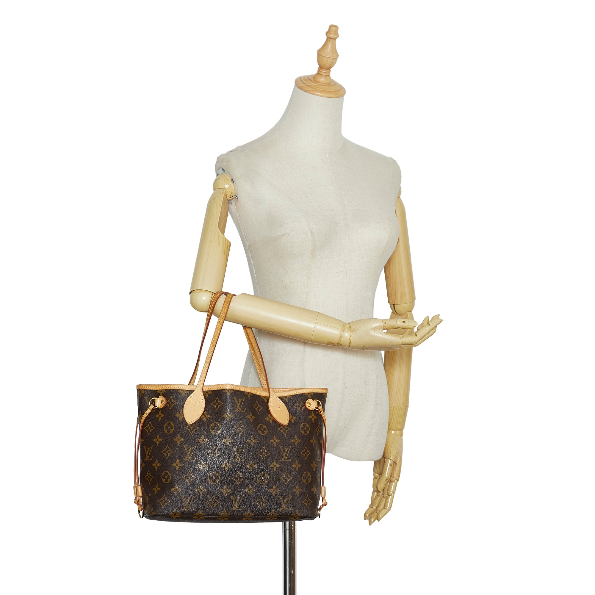 Neverfull tote Louis Vuitton Brown in Plastic - 35122967