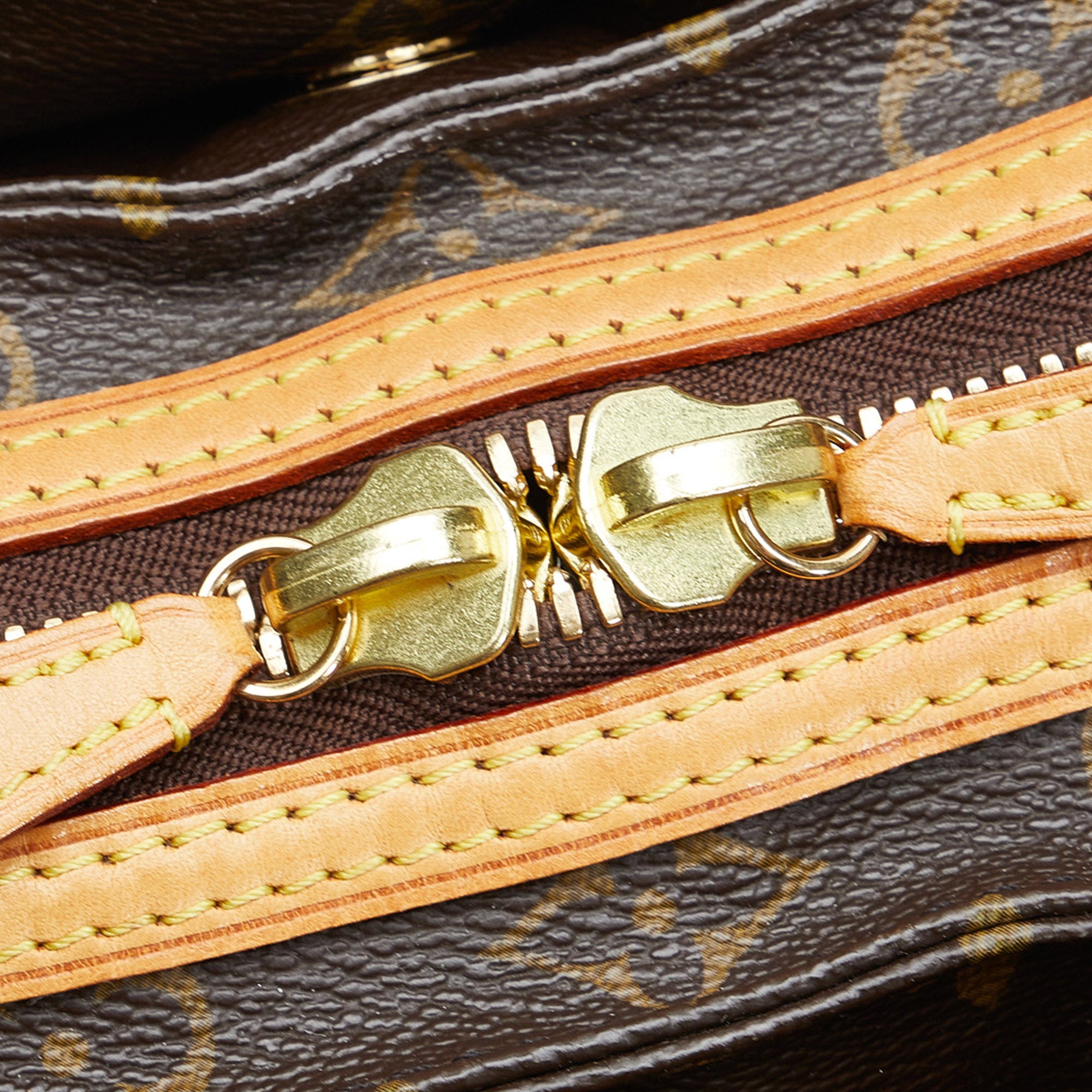 Louis Vuitton Monogram Sac Riveting Tote - Brown Shoulder Bags