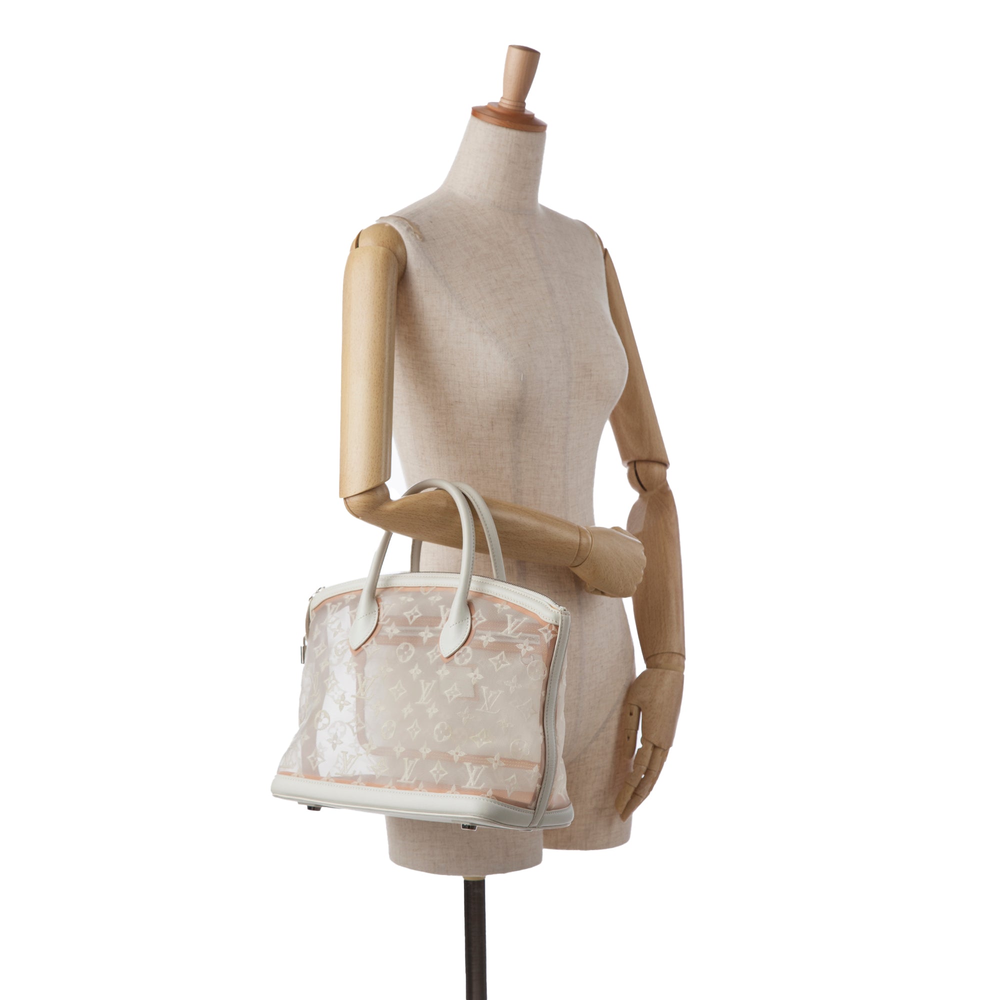 Louis Vuitton Monogram Transparence Lockit East/West Bag - White Handle  Bags, Handbags - LOU623852