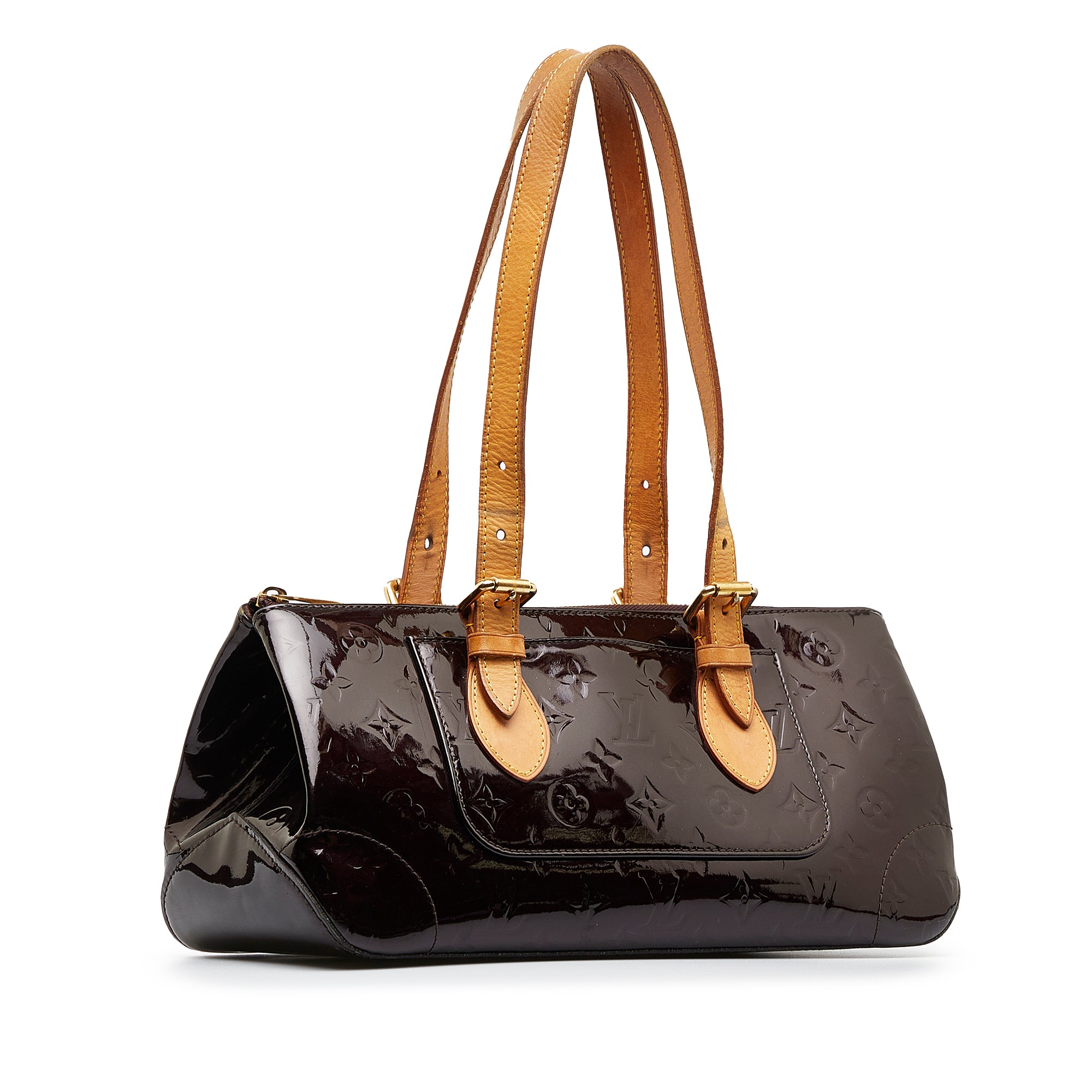 Louis Vuitton Amarante Monogram Vernis Rosewood Avenue Bag at