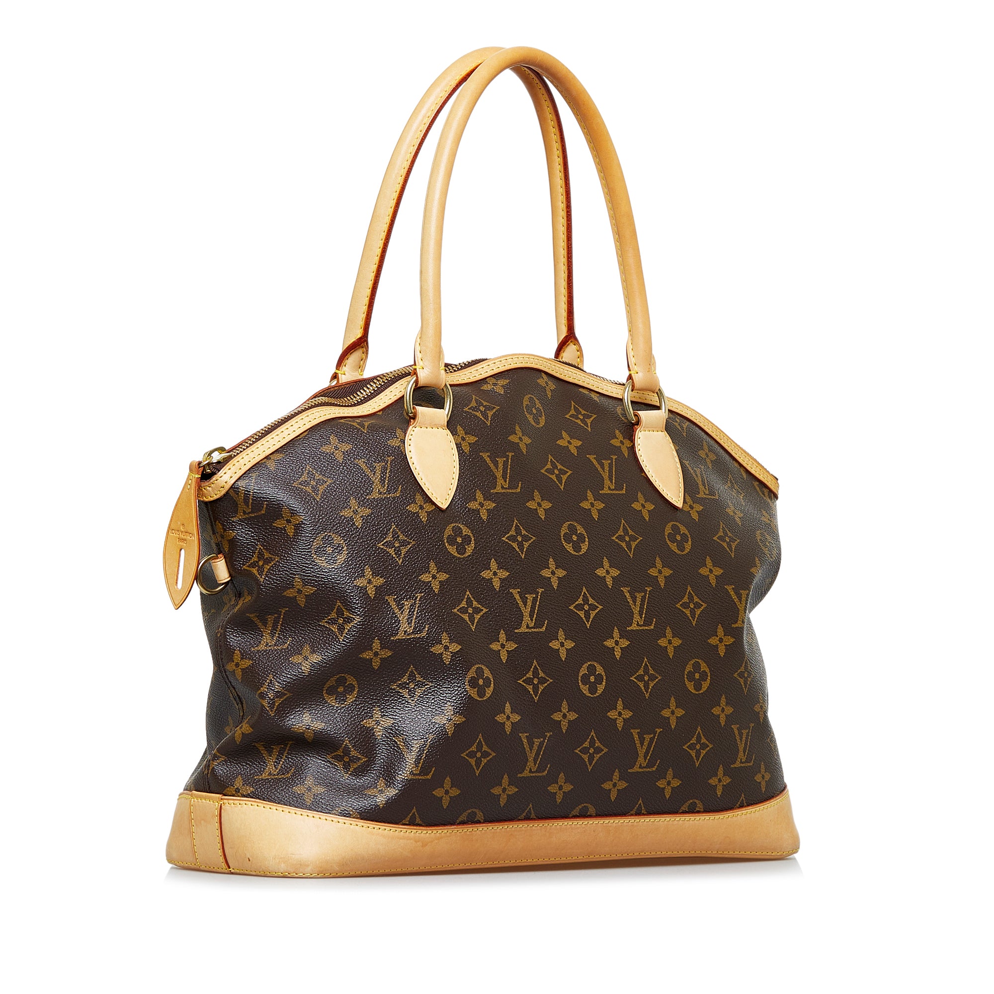 Brown Louis Vuitton Monogram Lockit Horizontal Tote Bag