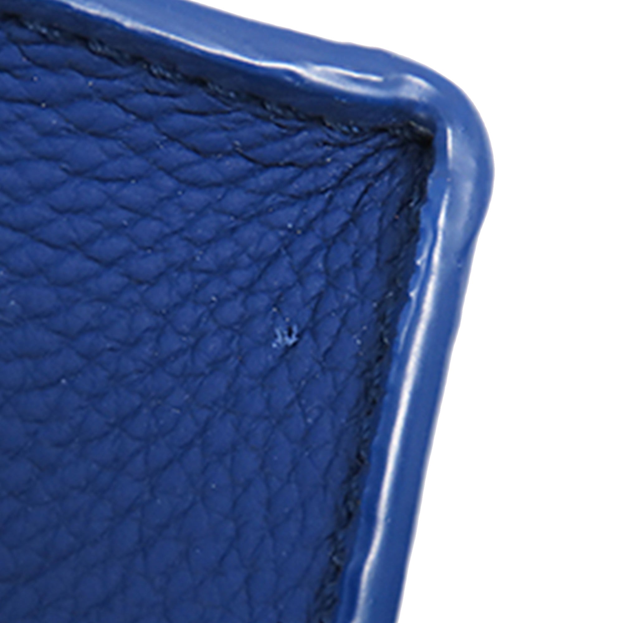LOUIS VUITTON Taurillon Illusion Sac Plat XS Bleu Vert | FASHIONPHILE