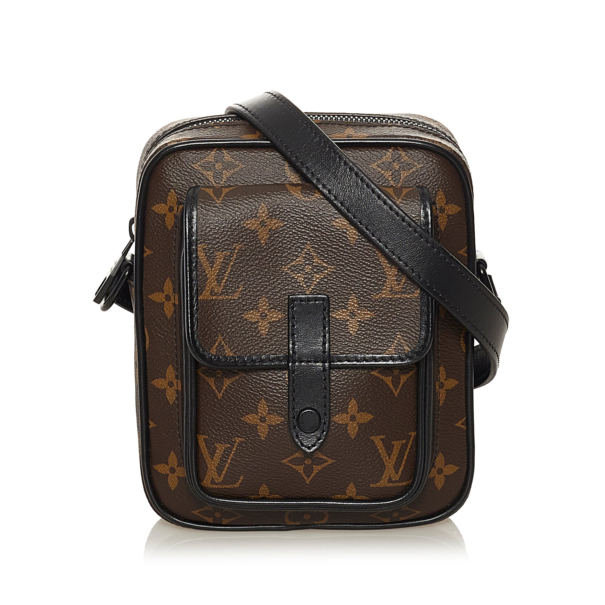 Louis Vuitton Monogram Macassar Christopher Backpack