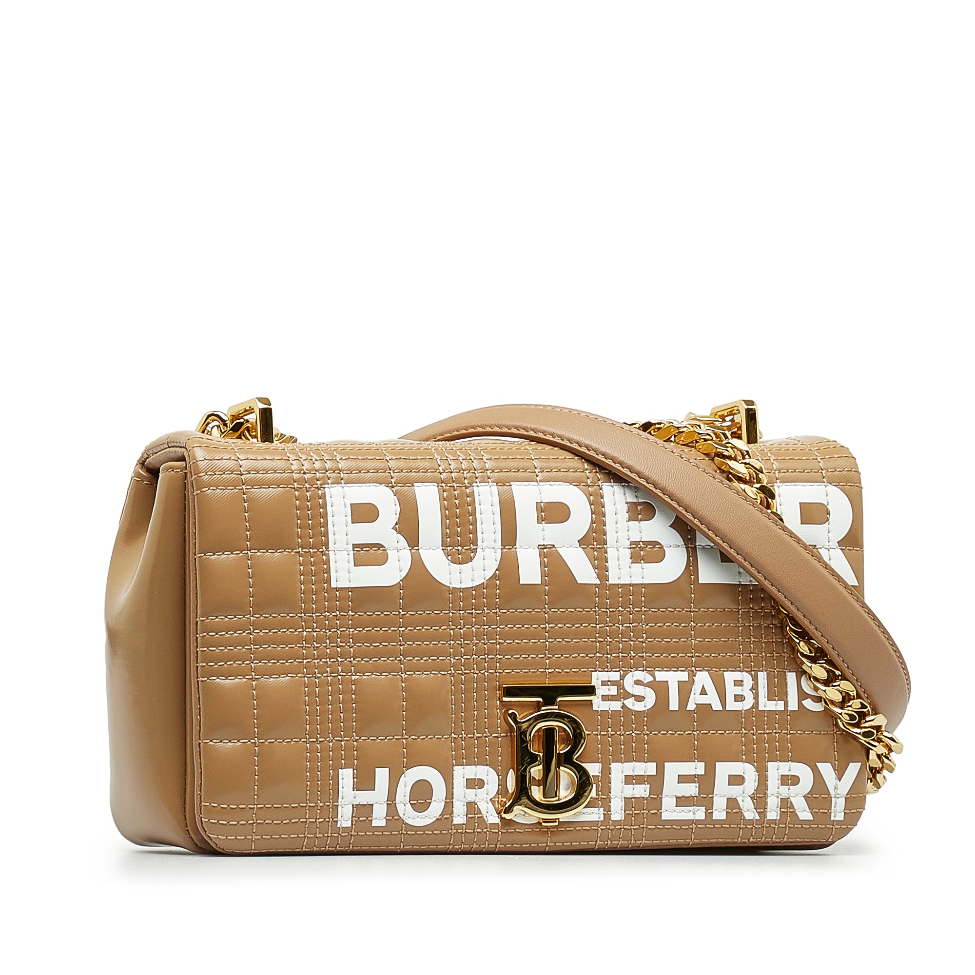 Burberry Lola Leather Quilted Mini Bag