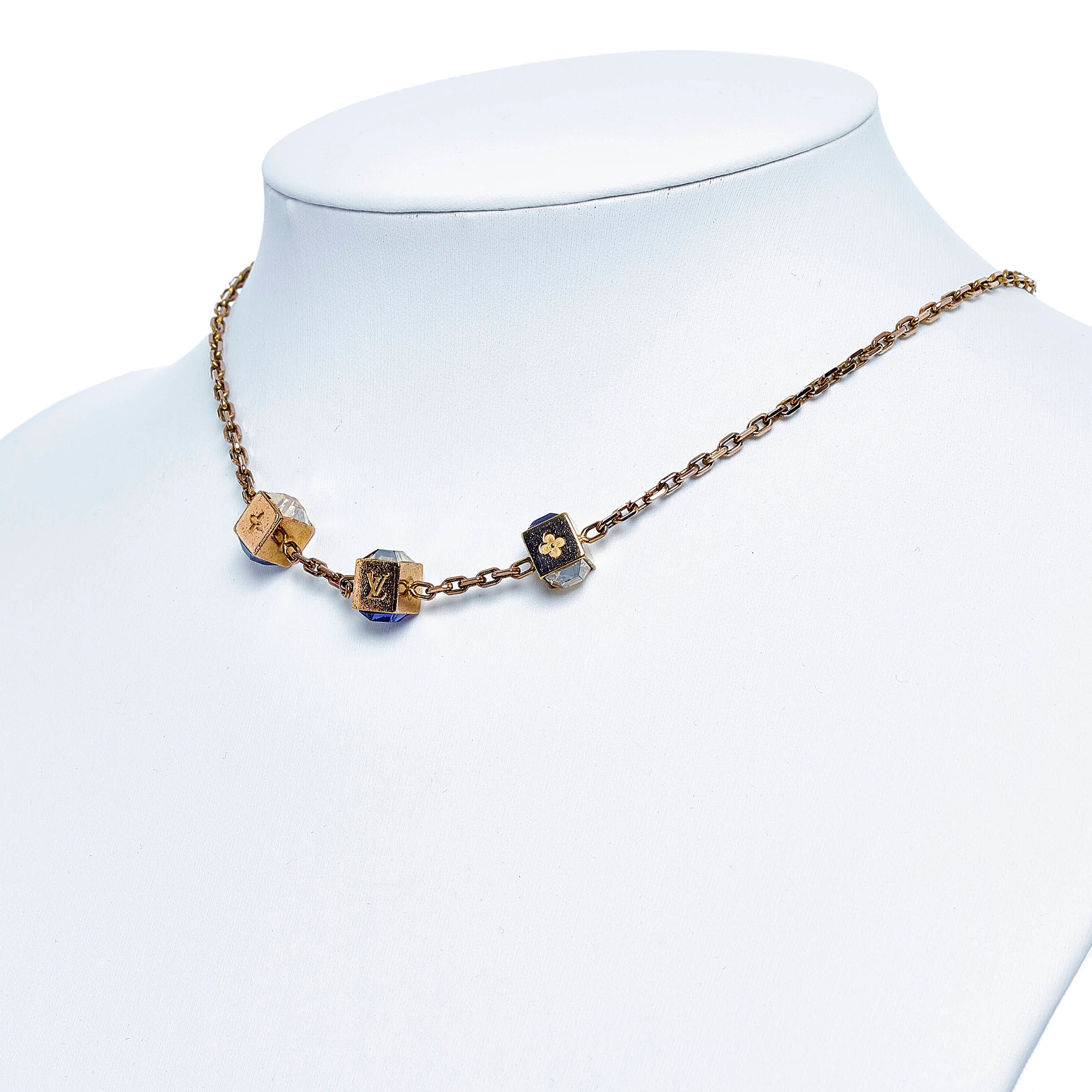 Louis Vuitton Gold Finish Gamble Bracelet – The Closet