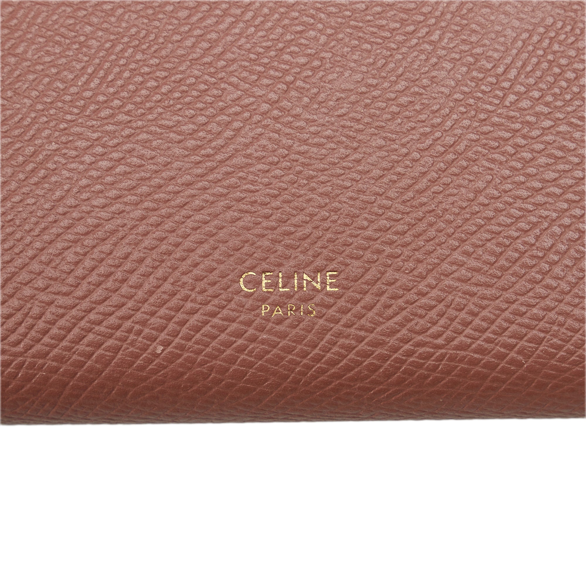 Leather card wallet Celine Pink in Leather - 36177243