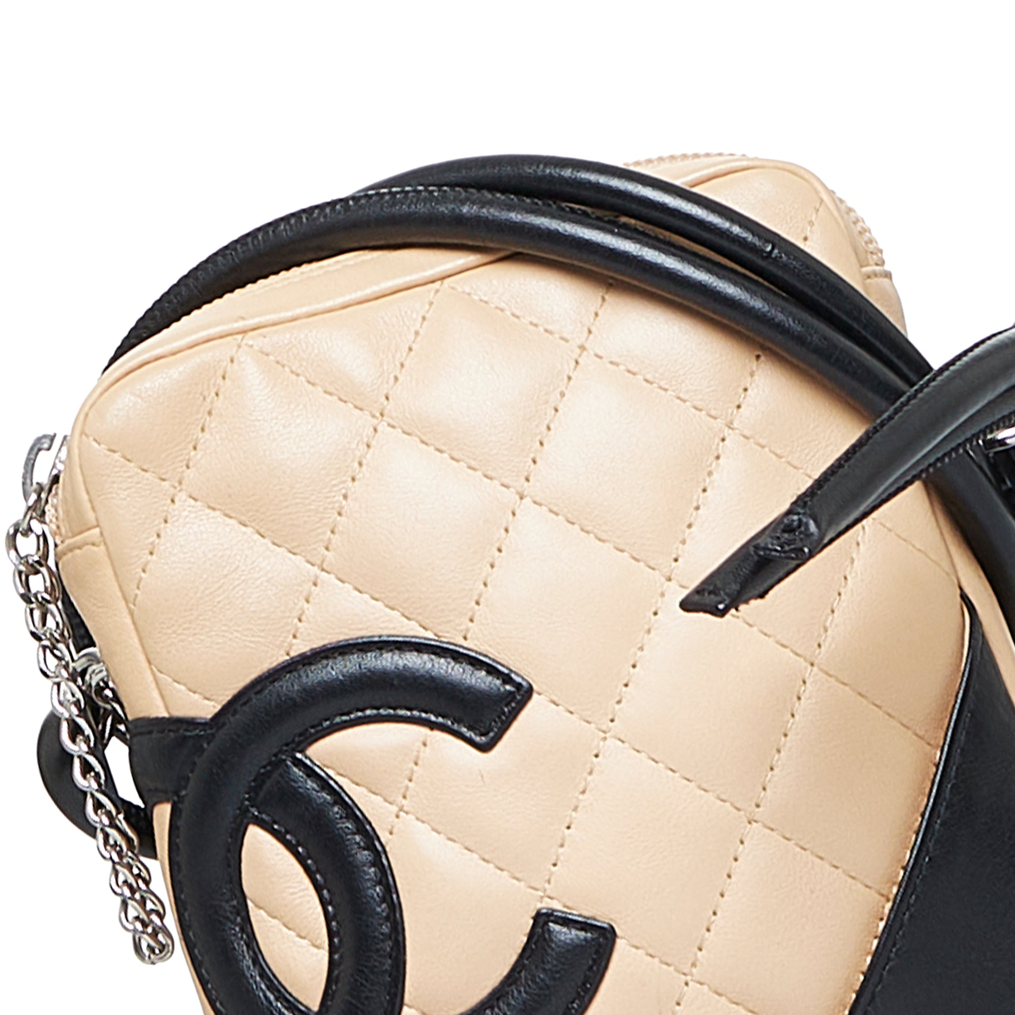 Chanel Vintage - Cambon Ligne Tote Bag - Brown Beige - Leather
