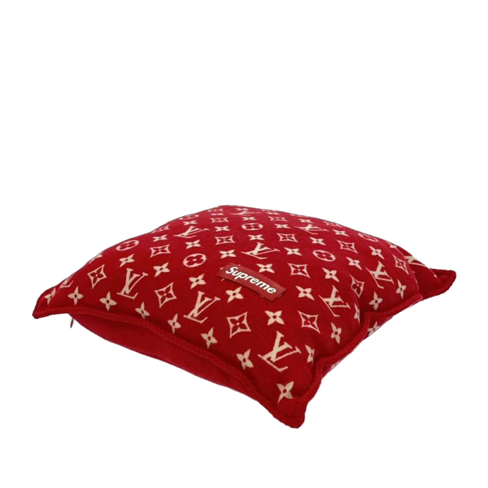 Louis Vuitton X Supreme Monogram Pillow Available For Immediate
