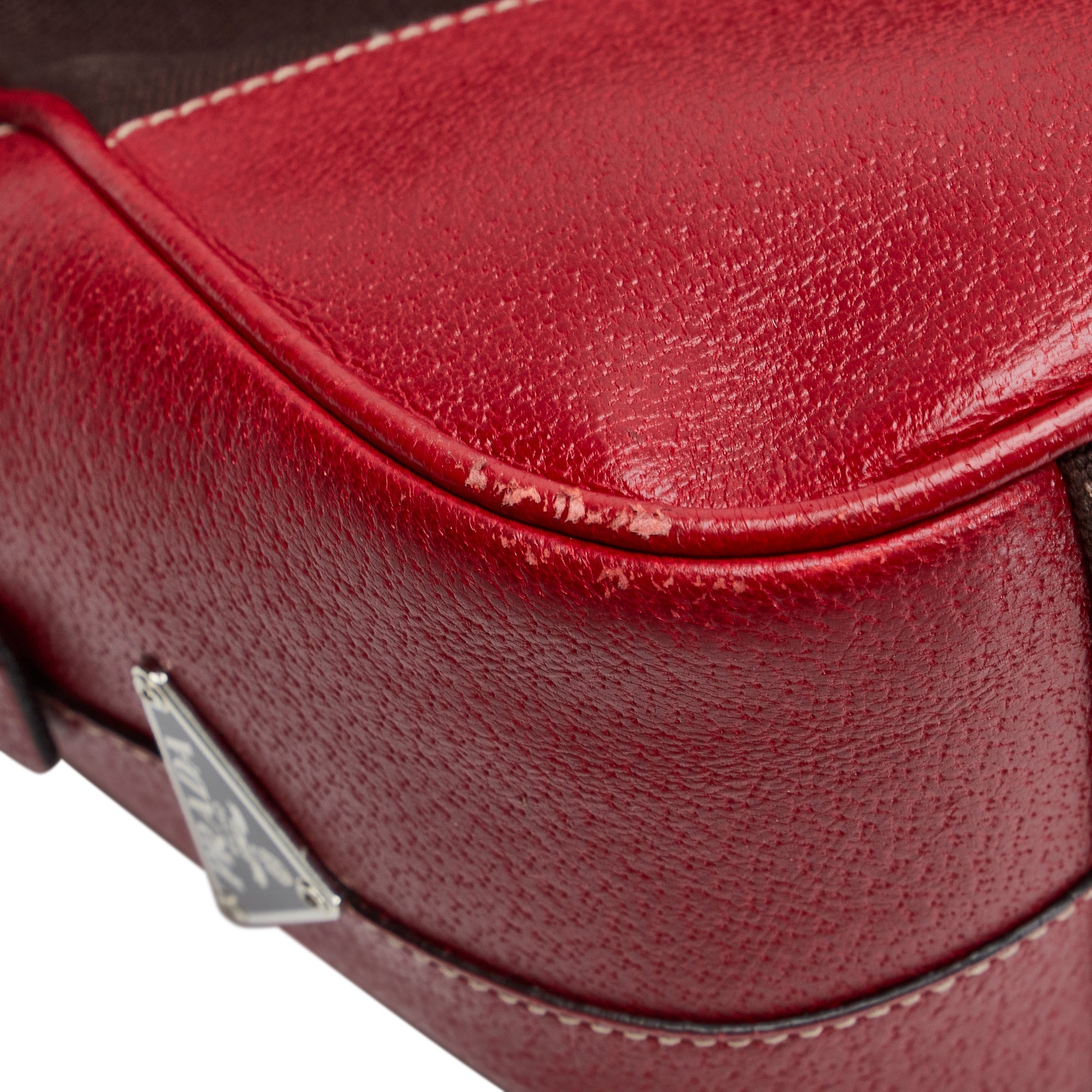 Brown Prada Canapa Bauletto Handbag – Designer Revival