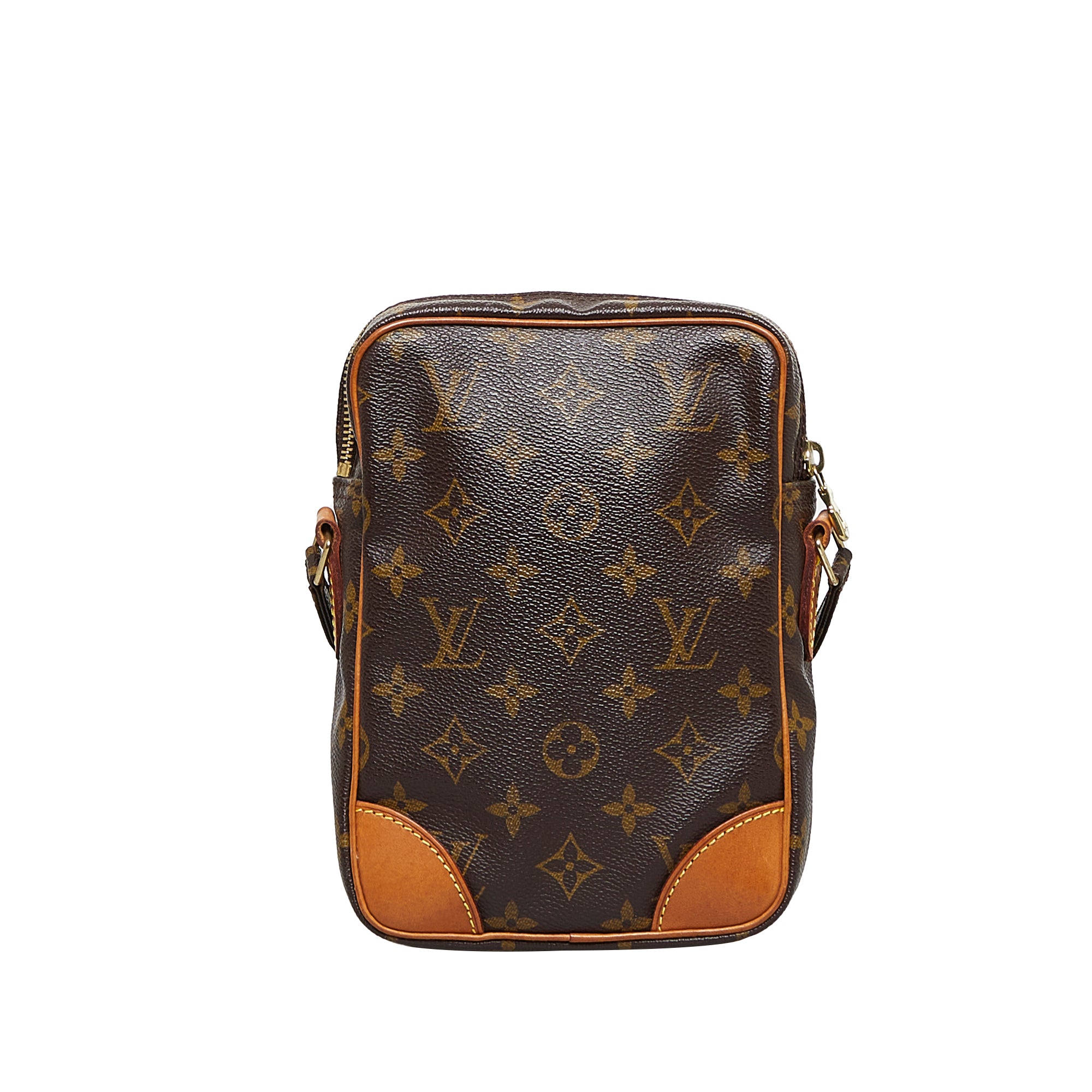 Mini Danube, Used & Preloved Louis Vuitton Crossbody Bag, LXR Canada, Brown