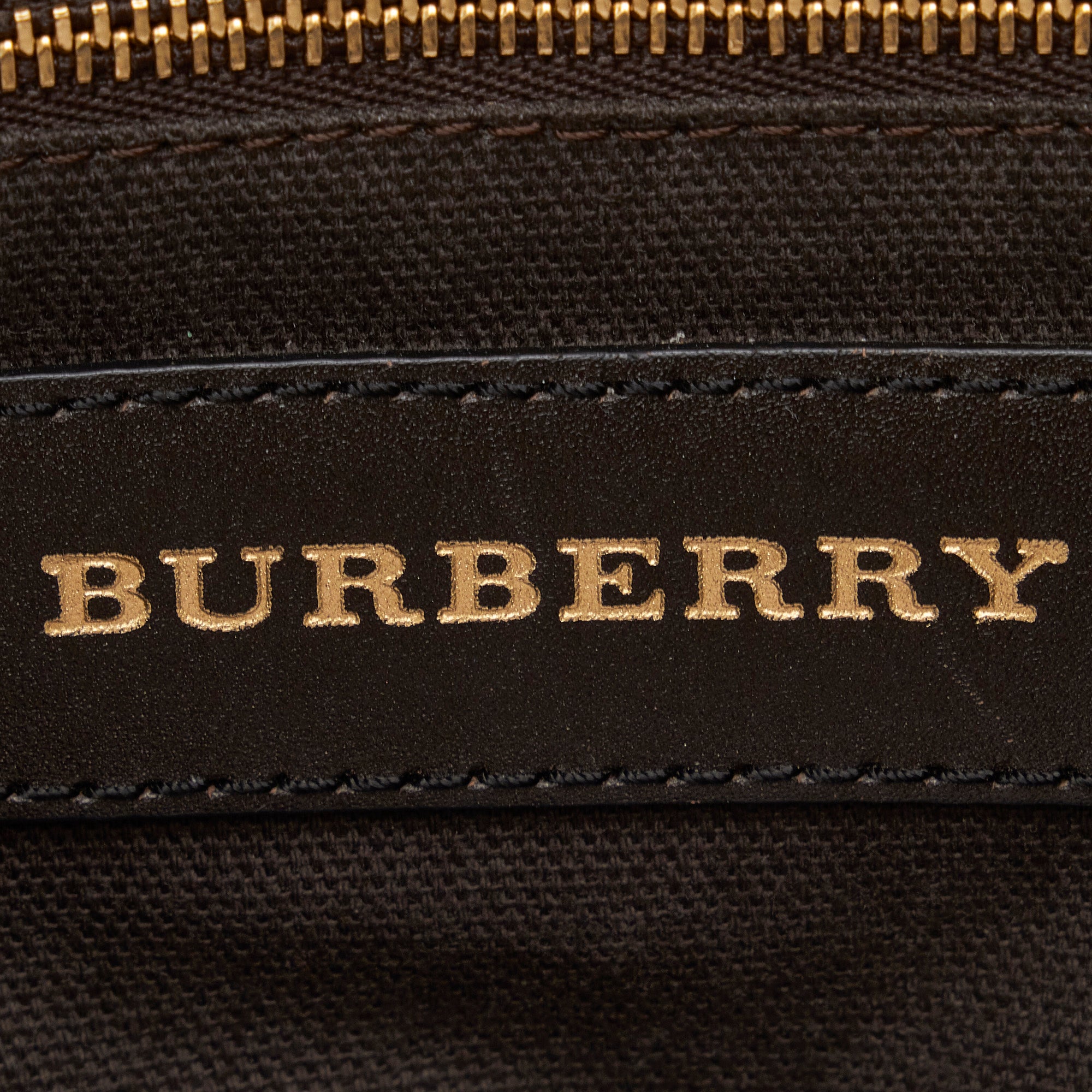 Brown Burberry Haymarket Check Gladstone Satchel – Designer Revival
