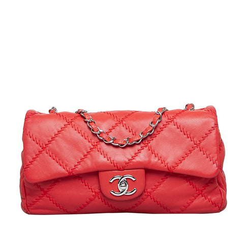 CHANEL Calfskin Quilted Enchained Clutch Black 746282  FASHIONPHILE