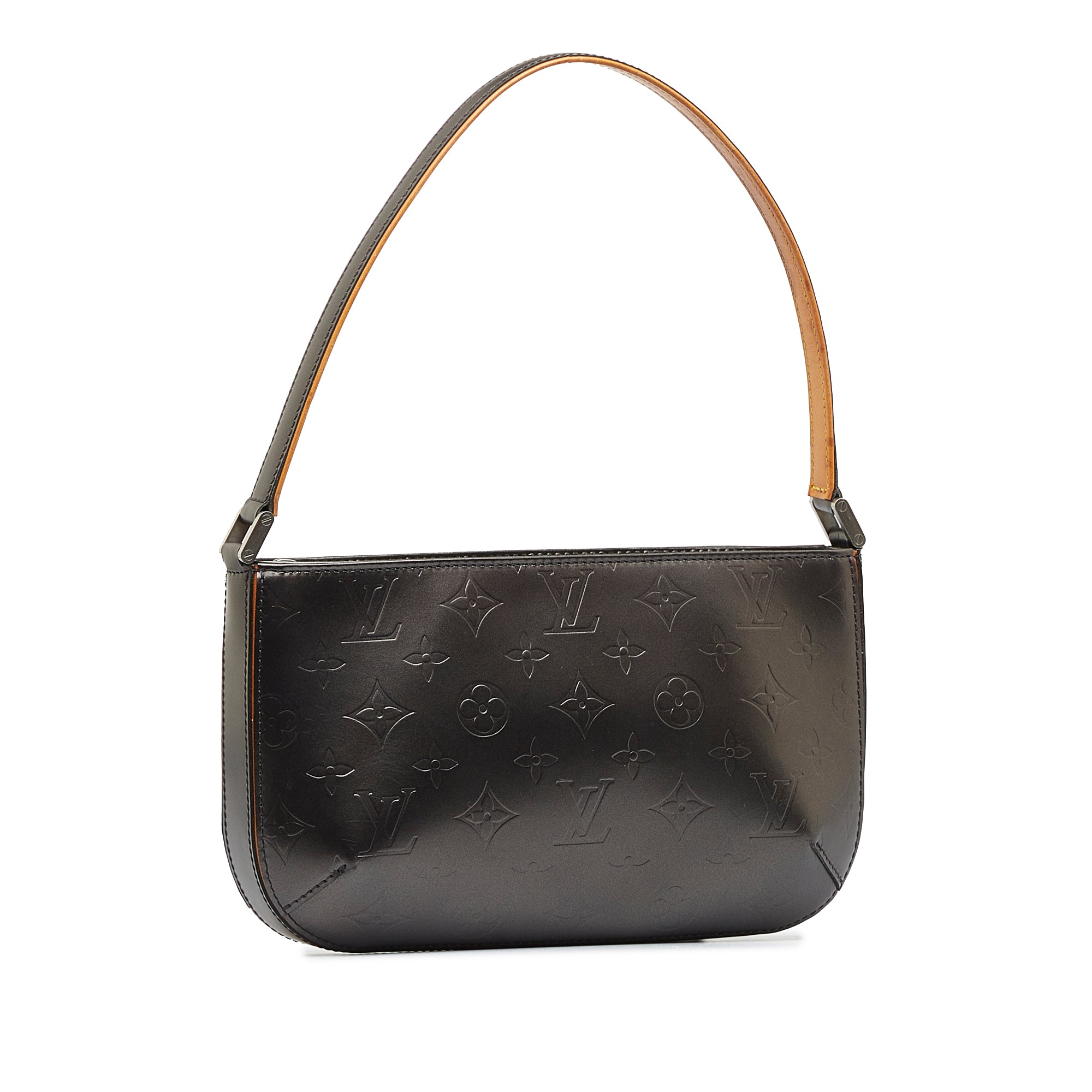 Authentic Louis Vuitton Monogram Mat Fowler Shoulder Bag Gray M55142 LV