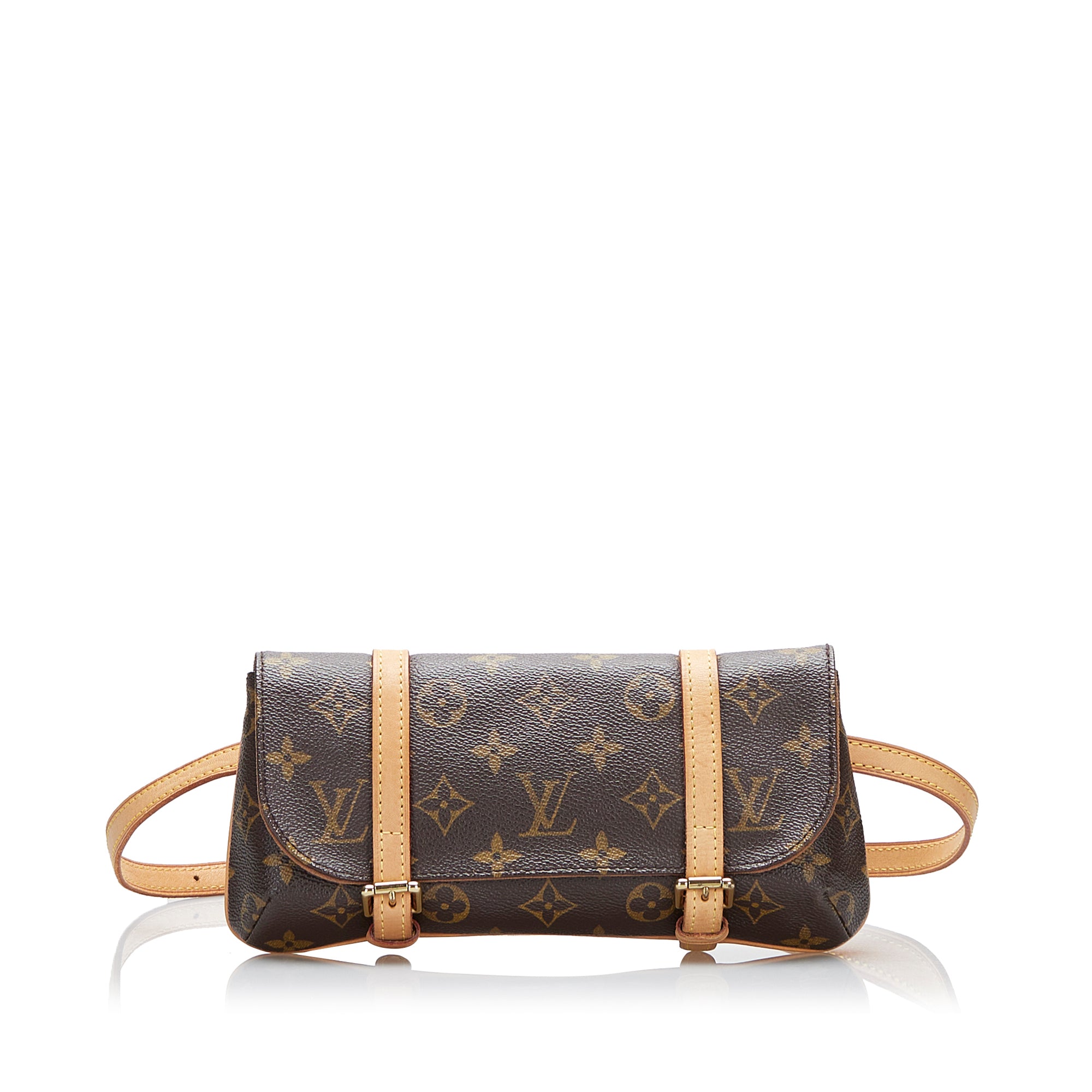 Louis Vuitton Monogram Belt W/ Louis Vuitton Belt bag Included