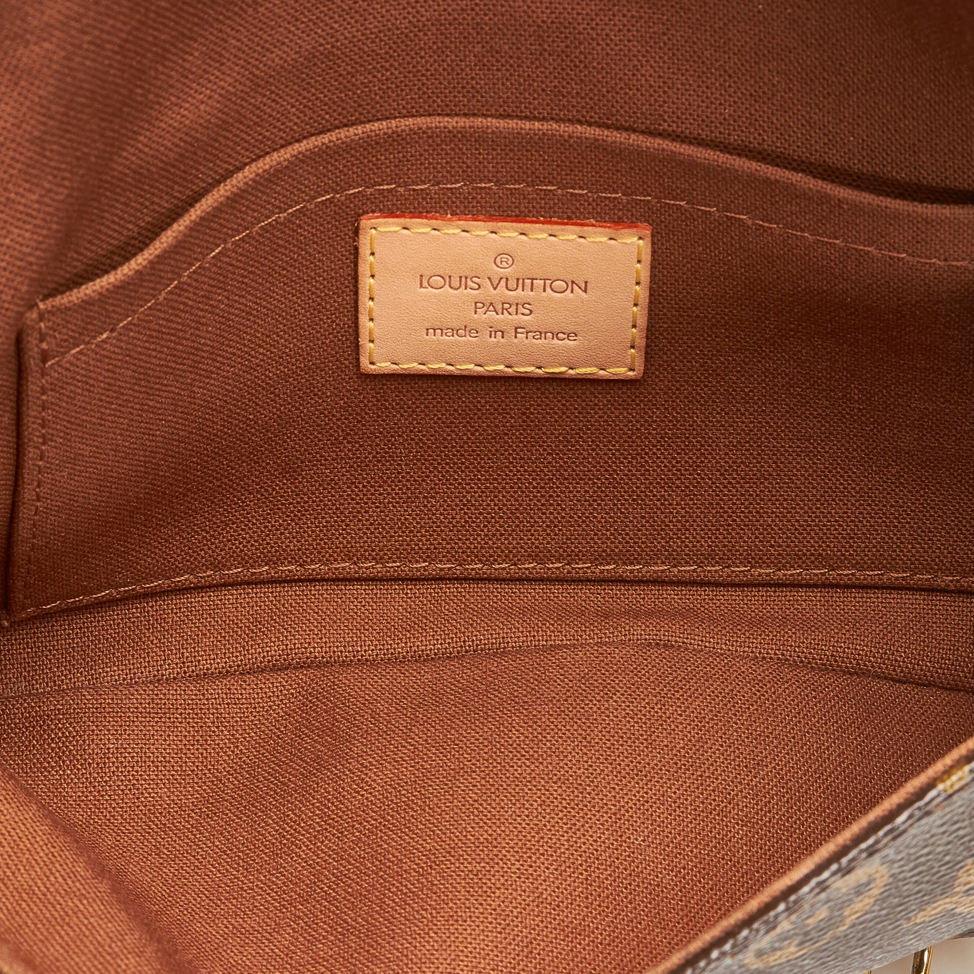 Louis Vuitton Pochette Marelle Canvas Clutch Bag (pre-owned) in