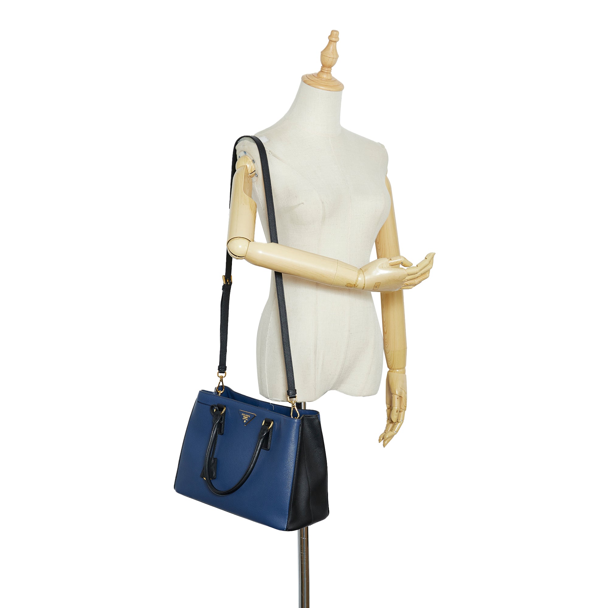 Prada, Bags, Prada Saffiano Lux Dark Navy Blue