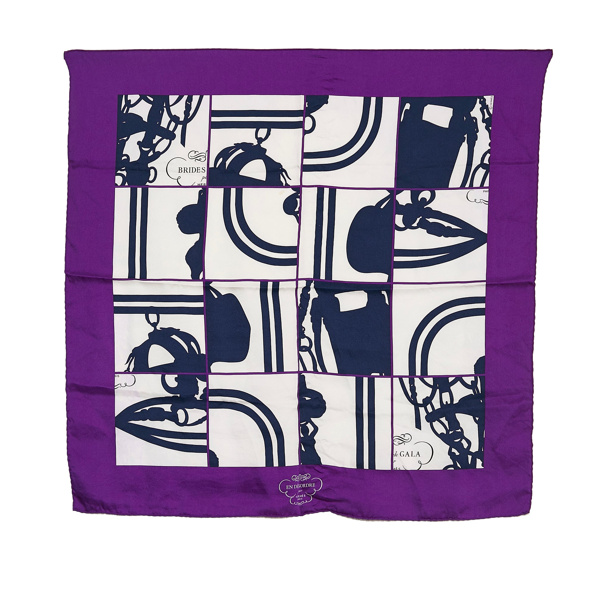 White main Hermes Scarf, RvceShops Revival