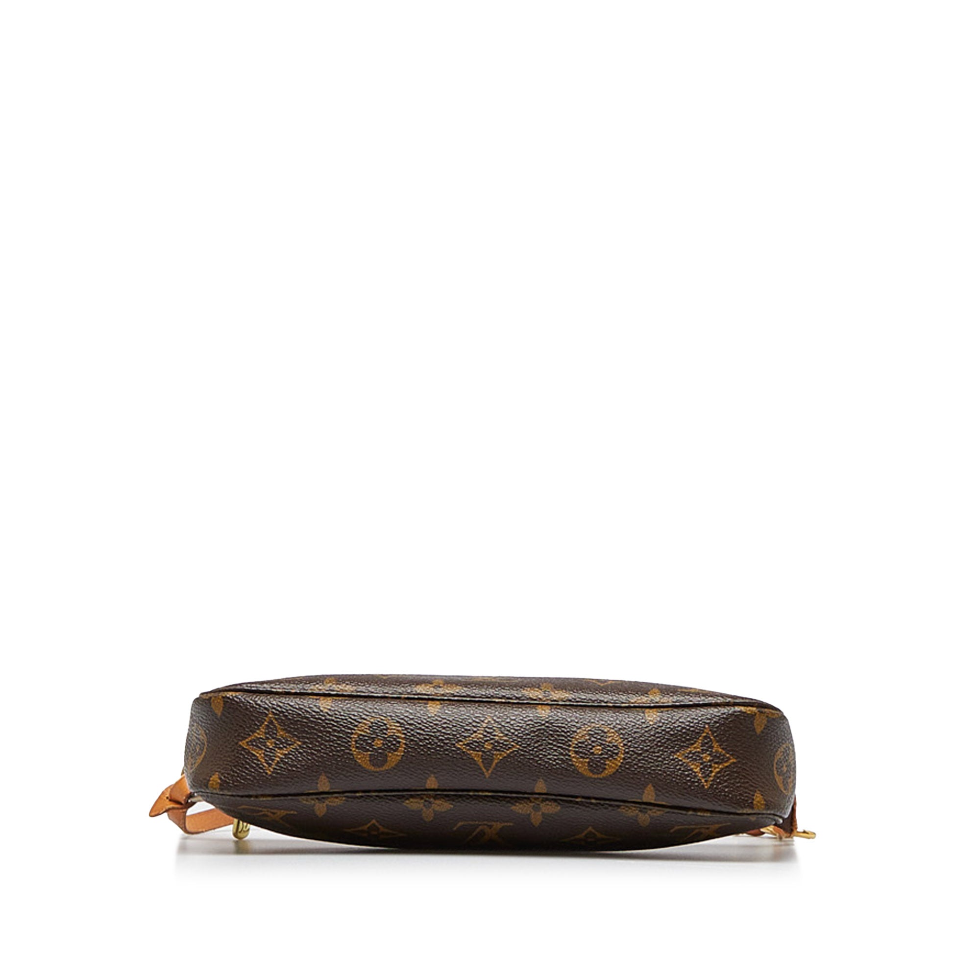 Brown Louis Vuitton Monogram Pochette Accessoires Baguette