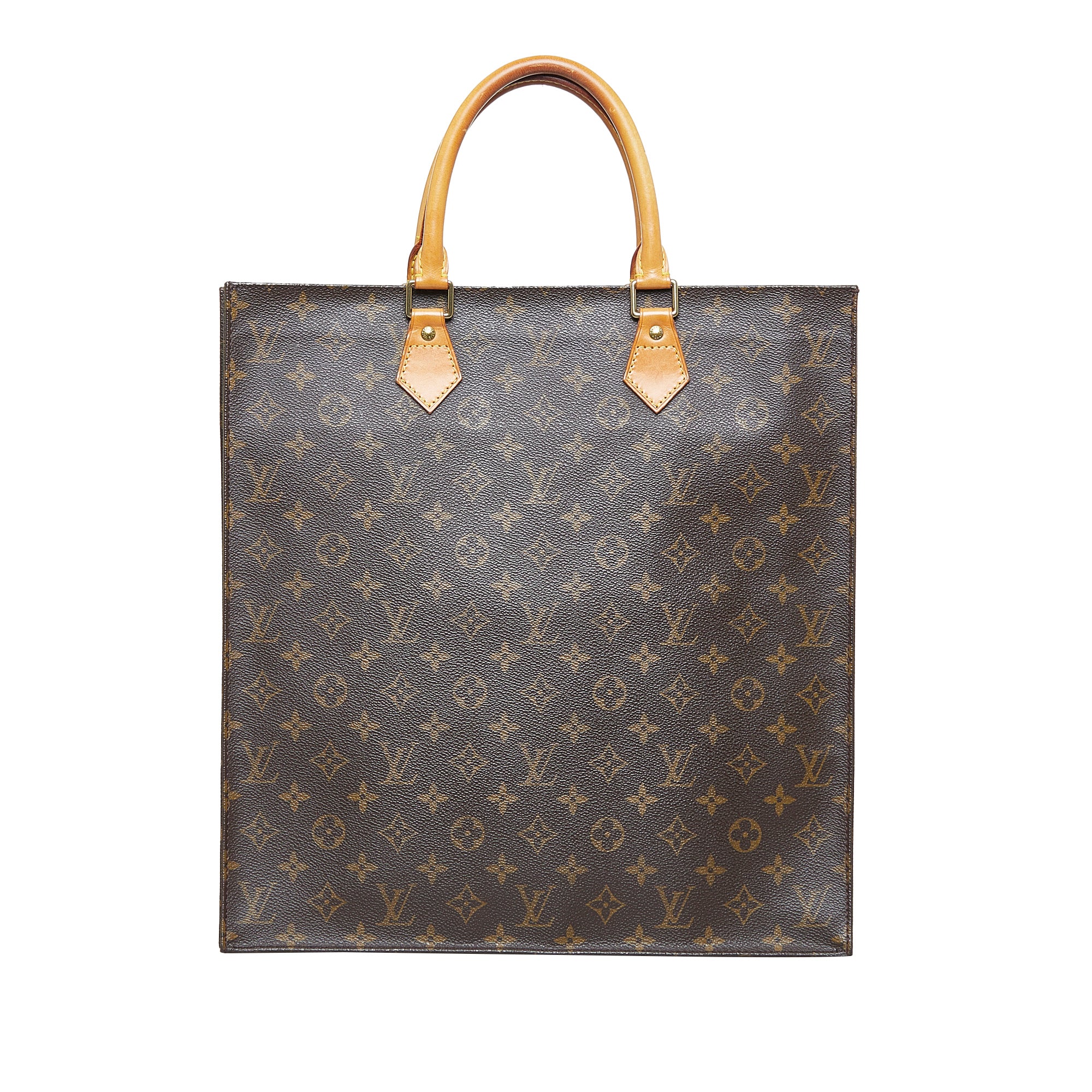 Louis Vuitton Monogram Sac Plat - Brown Totes, Handbags